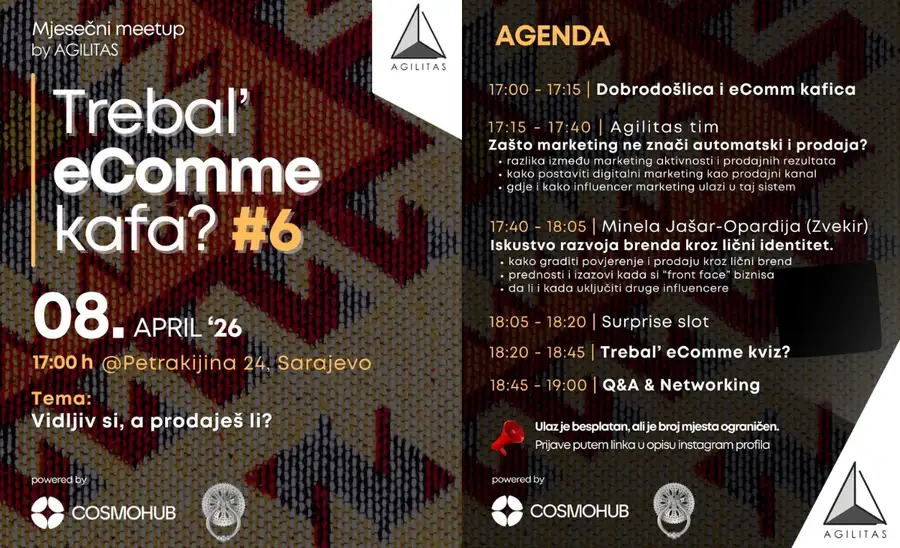 Vidljiv si – ali prodaješ - eCommerce meetupa u Sarajevu